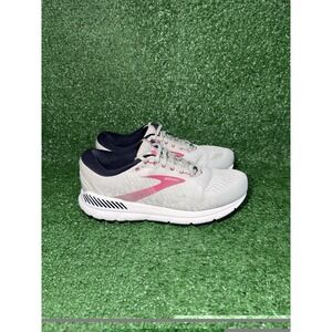 Brooks Addiction 15 Womens Size 9 B Gray Pink Running Shoes Walking Sneakers
